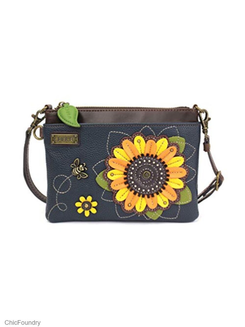 Chala Mini Crossbody Purse Vegan Leather Convertible Strap